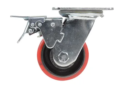 Vestil CST-VE-4X2PU-SWTB Polyurethane Swivel With Total Brake Caster