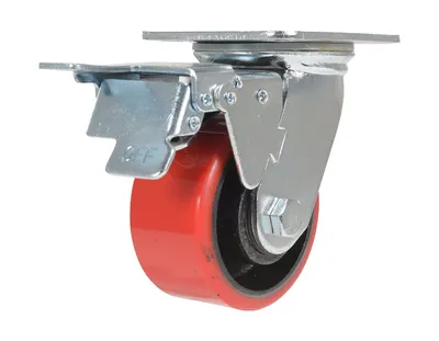 Vestil CST-VE-4X2PU-SWTB Polyurethane Swivel With Total Brake Caster