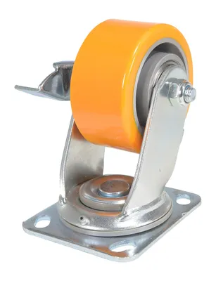Vestil CST-VE-4X2PUA-SWB Polyurethane Swivel With Brake Caster 4