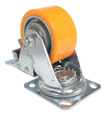 Vestil CST-VE-4X2PUA-SWTB Polyurethane Swivel With Total Brake Caster 4