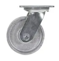 Vestil CST-VE-5X2CI-S caster wheel shown from an alternate angle