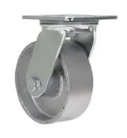 Vestil CST-VE-5X2CI-S caster wheel shown from an alternate angle