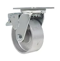 Vestil CST-VE-5X2CI-SWTB caster wheel shown from an alternate angle