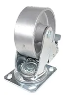 Vestil CST-VE-5X2CI-SWTB caster wheel shown from an alternate angle