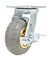 Vestil CST-VE-5X2FF-SWB caster wheel shown from an alternate angle