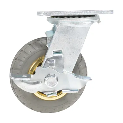 Vestil CST-VE-5X2FF-SWB Flat-Free Swivel With Brake Caster