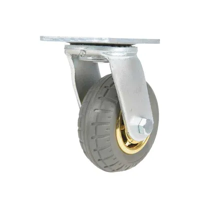 Vestil CST-VE-5X2FF-SWB Flat-Free Swivel With Brake Caster