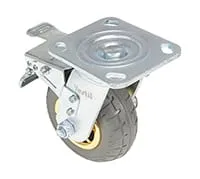 Vestil CST-VE-5X2FF-SWTB caster wheel shown from an alternate angle