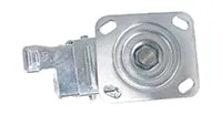 Vestil CST-VE-5X2FF-SWTB caster wheel shown from an alternate angle