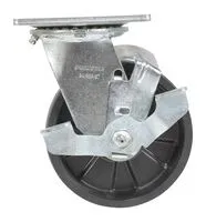 Vestil CST-VE-5X2GFN-SWB caster wheel shown from an alternate angle