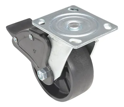 Vestil CST-VE-5X2GFN-SWTB Glass Filled Nylon Swivel With Total Brake Caster