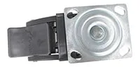 Vestil CST-VE-5X2GFN-SWTB caster wheel shown from an alternate angle