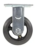 Vestil CST-VE-5X2MR-R caster wheel shown from an alternate angle