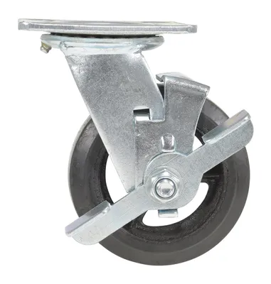 Vestil CST-VE-5X2MR-SWB caster wheel shown from an alternate angle