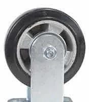 Vestil CST-VE-5X2MRA-R caster wheel shown from an alternate angle