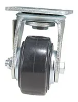 Vestil CST-VE-5X2MRA-S caster wheel shown from an alternate angle