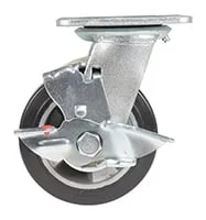 Vestil CST-VE-5X2MRA-SWB caster wheel shown from an alternate angle