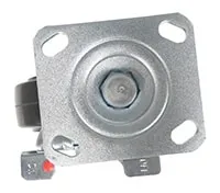 Vestil CST-VE-5X2MRA-SWB caster wheel shown from an alternate angle