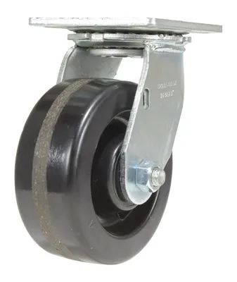 Vestil CST-VE-5X2PH-S caster wheel shown from an alternate angle