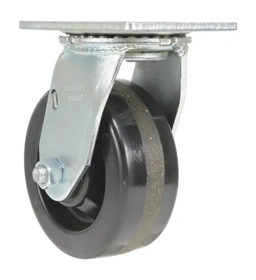 Vestil CST-VE-5X2PH-S caster wheel shown from an alternate angle