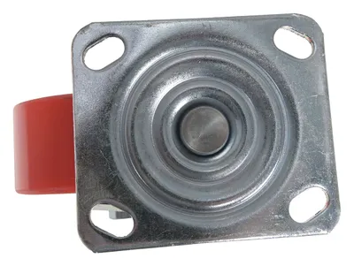 Vestil CST-VE-5X2PU-S caster wheel shown from an alternate angle