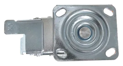 Vestil CST-VE-5X2PUA-SWTB caster wheel shown from an alternate angle