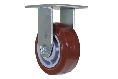 Vestil CST-VE-5X2PUP-R caster wheel shown from an alternate angle