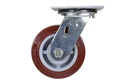 Vestil CST-VE-5X2PUP-S caster wheel shown from an alternate angle