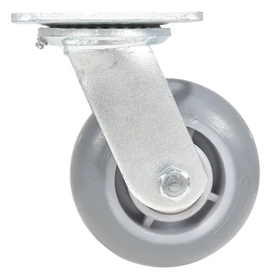 Vestil CST-VE-5X2TPR-S caster wheel shown from an alternate angle