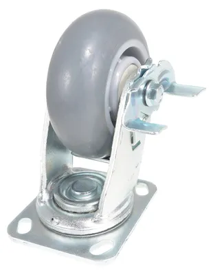 Vestil CST-VE-5X2TPR-SWB caster wheel shown from an alternate angle