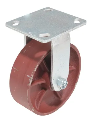 Vestil CST-VE-6X2DS-R Cast Iron-Steel Rigid Caster