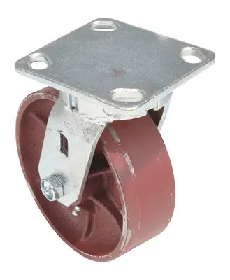 Vestil CST-VE-6X2DS-S Cast Iron-Steel Swivel Caster