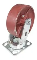 Vestil CST-VE-6X2DS-S caster wheel shown from an alternate angle