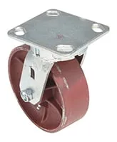 Vestil CST-VE-6X2DS-S caster wheel shown from an alternate angle