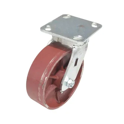 Vestil CST-VE-6X2DS-S Cast Iron-Steel Swivel Caster