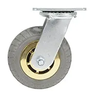 Vestil CST-VE-6X2FF-S caster wheel shown from an alternate angle