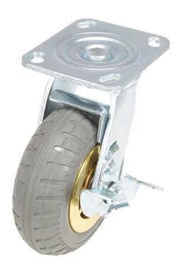 Vestil CST-VE-6X2FF-SWB Flat-Free Swivel With Brake Caster