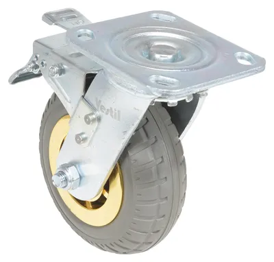 Vestil CST-VE-6X2FF-SWTB Flat-Free Swivel With Total Brake Caster