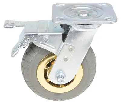 Vestil CST-VE-6X2FF-SWTB Flat-Free Swivel With Total Brake Caster