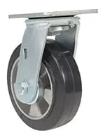 Vestil CST-VE-6X2MA-R caster wheel shown from an alternate angle