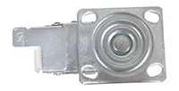 Vestil CST-VE-6X2MR-SWTB caster wheel shown from an alternate angle
