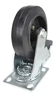 Vestil CST-VE-6X2MR-SWTB caster wheel shown from an alternate angle
