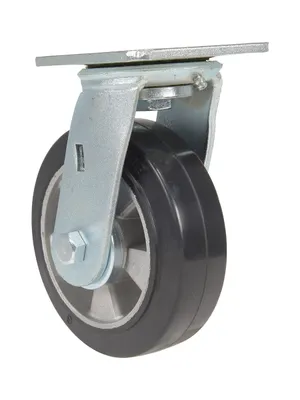Vestil CST-VE-6X2MRA-S caster wheel shown from an alternate angle