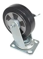 Vestil CST-VE-6X2MRA-SWB caster wheel shown from an alternate angle