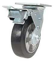 Vestil CST-VE-6X2MRA-SWTB caster wheel shown from an alternate angle