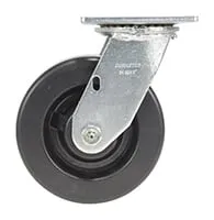 Vestil CST-VE-6X2PH-S caster wheel shown from an alternate angle