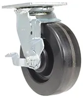 Vestil CST-VE-6X2PH-SWB caster wheel shown from an alternate angle