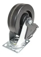 Vestil CST-VE-6X2PH-SWTB caster wheel shown from an alternate angle