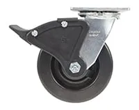 Vestil CST-VE-6X2PH-SWTB caster wheel shown from an alternate angle