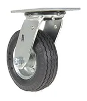 Vestil CST-VE-6X2PNU-S caster wheel shown from an alternate angle